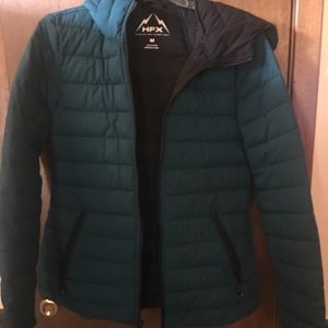 HFX Jackets & Coats - Teal Puff HFX Coat HFX Jackets & Coats - Teal Puff HFX Coat